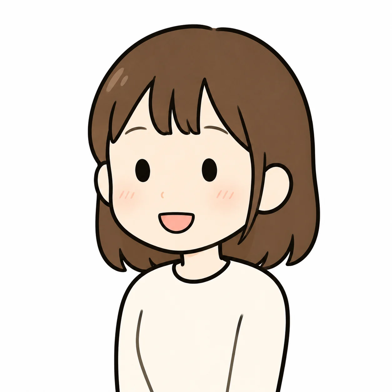 成婚した30代女性会員のイラスト